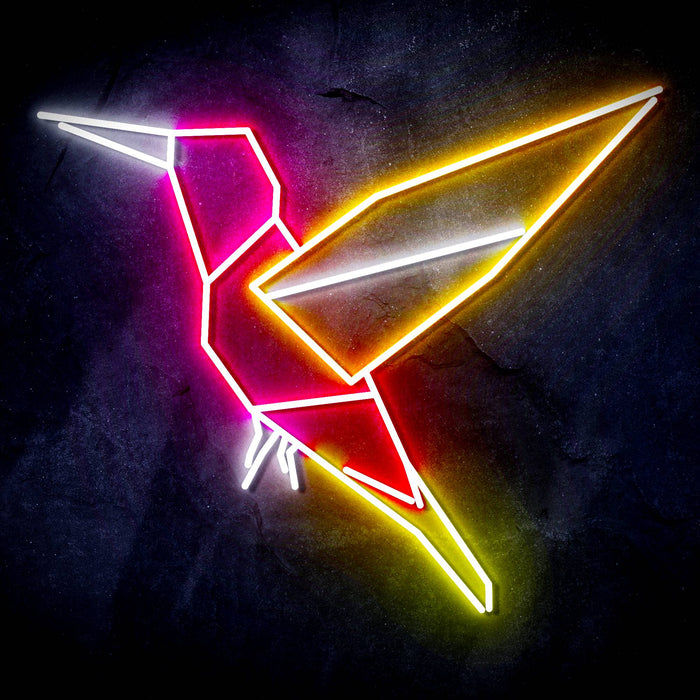 Origami Bird Ultra-Bright LED Sign with Remote (Neon-Style, LED Technology) - Way Up Gifts