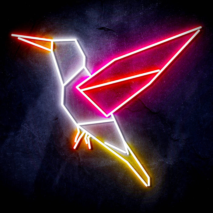 Origami Bird Ultra-Bright LED Sign with Remote (Neon-Style, LED Technology) - Way Up Gifts