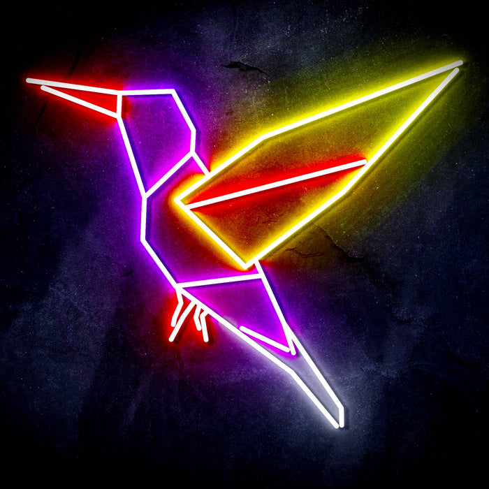 Origami Bird Ultra-Bright LED Sign with Remote (Neon-Style, LED Technology) - Way Up Gifts