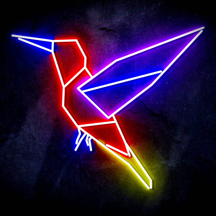 Origami Bird Ultra-Bright LED Sign with Remote (Neon-Style, LED Technology) - Way Up Gifts