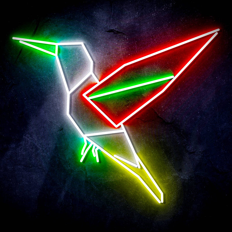 Origami Bird Ultra-Bright LED Sign with Remote (Neon-Style, LED Technology) - LED Gift Works