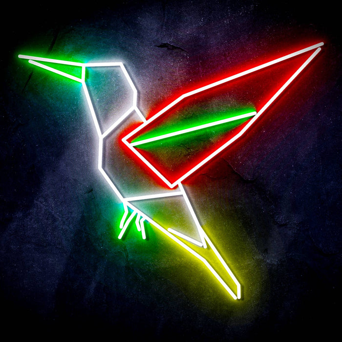 Origami Bird Ultra-Bright LED Sign with Remote (Neon-Style, LED Technology) - Way Up Gifts
