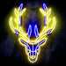 Origami Deer Head Cabin Hunting Ultra-Bright LED Sign with Remote (Neon-Style, LED Technology) - Way Up Gifts