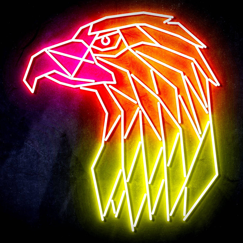 American Eagle Head Ultra-Bright LED Sign with Remote (Neon-Style, LED Technology) - LED Gift Works
