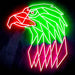 American Eagle Head Ultra-Bright LED Sign with Remote (Neon-Style, LED Technology) - Way Up Gifts