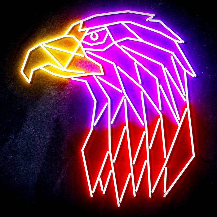 American Eagle Head Ultra-Bright LED Sign with Remote (Neon-Style, LED Technology) - Way Up Gifts