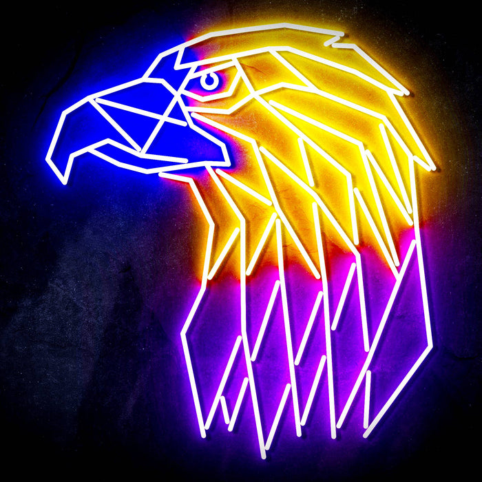 American Eagle Head Ultra-Bright LED Sign with Remote (Neon-Style, LED Technology) - Way Up Gifts