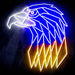 American Eagle Head Ultra-Bright LED Sign with Remote (Neon-Style, LED Technology) - Way Up Gifts