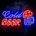 Cold Beer Mug Ultra-Bright LED Sign with Remote (Neon-Style, LED Technology) - Way Up Gifts