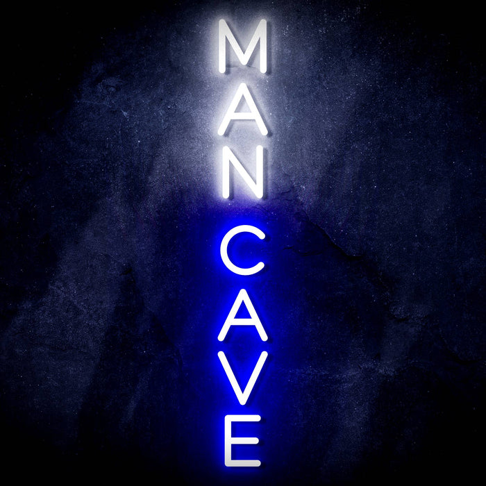Vertical Man Cave Ultra-Bright LED Sign with Remote (Neon-Style, LED Technology) - Way Up Gifts
