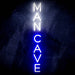 Vertical Man Cave Ultra-Bright LED Sign with Remote (Neon-Style, LED Technology) - Way Up Gifts
