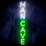 Vertical Man Cave Ultra-Bright LED Sign with Remote (Neon-Style, LED Technology) - LED Gift Works