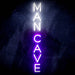 Vertical Man Cave Ultra-Bright LED Sign with Remote (Neon-Style, LED Technology) - Way Up Gifts