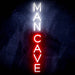 Vertical Man Cave Ultra-Bright LED Sign with Remote (Neon-Style, LED Technology) - Way Up Gifts