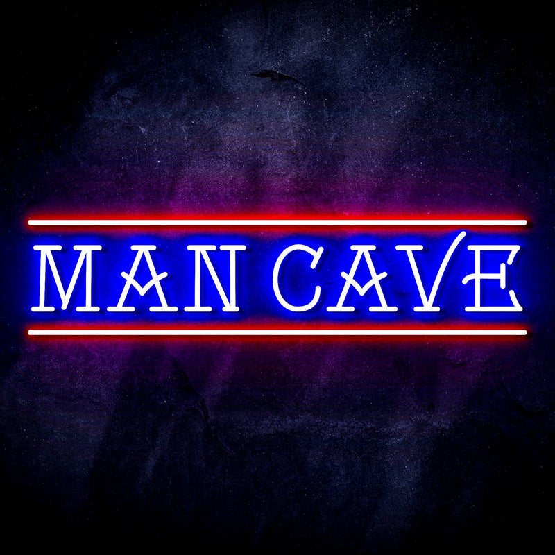 Man Cave Ultra-Bright LED Sign with Remote (Neon-Style, LED Technology) - LED Gift Works