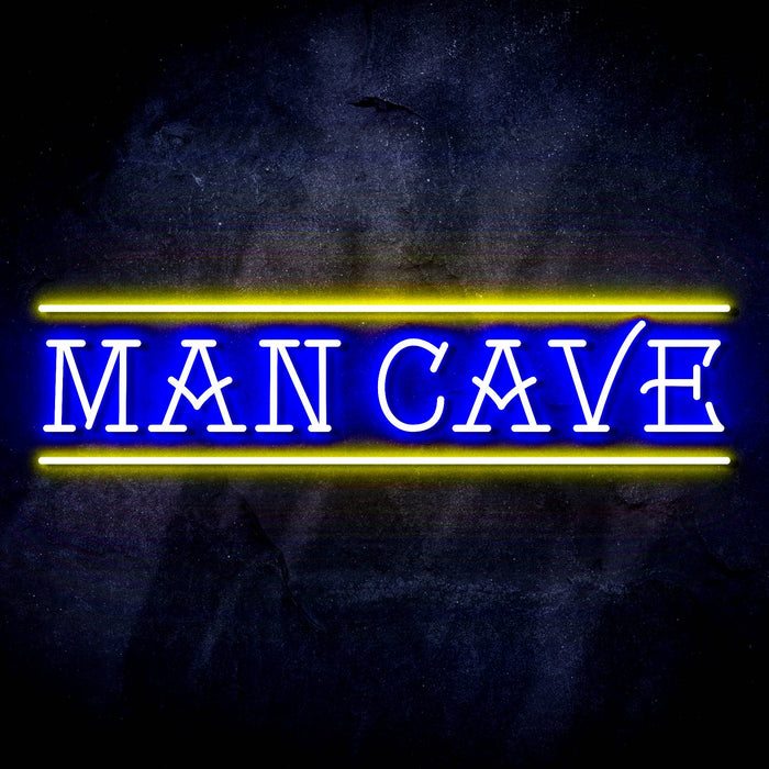 Man Cave Ultra-Bright LED Sign with Remote (Neon-Style, LED Technology) - Way Up Gifts