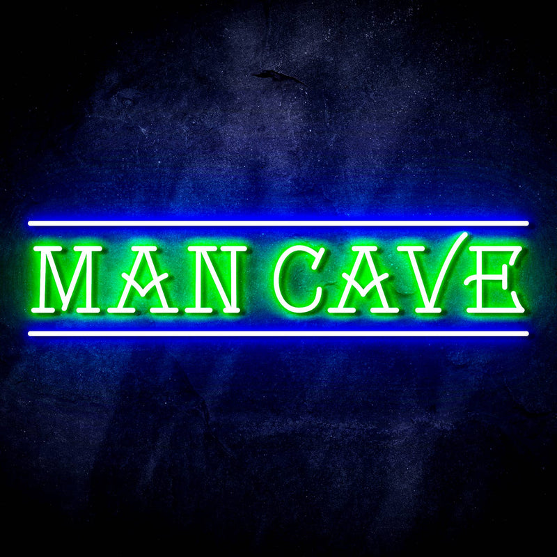 Man Cave Ultra-Bright LED Sign with Remote (Neon-Style, LED Technology) - LED Gift Works