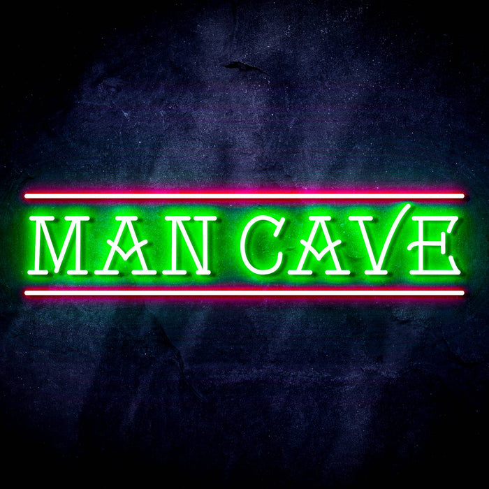 Man Cave Ultra-Bright LED Sign with Remote (Neon-Style, LED Technology) - Way Up Gifts