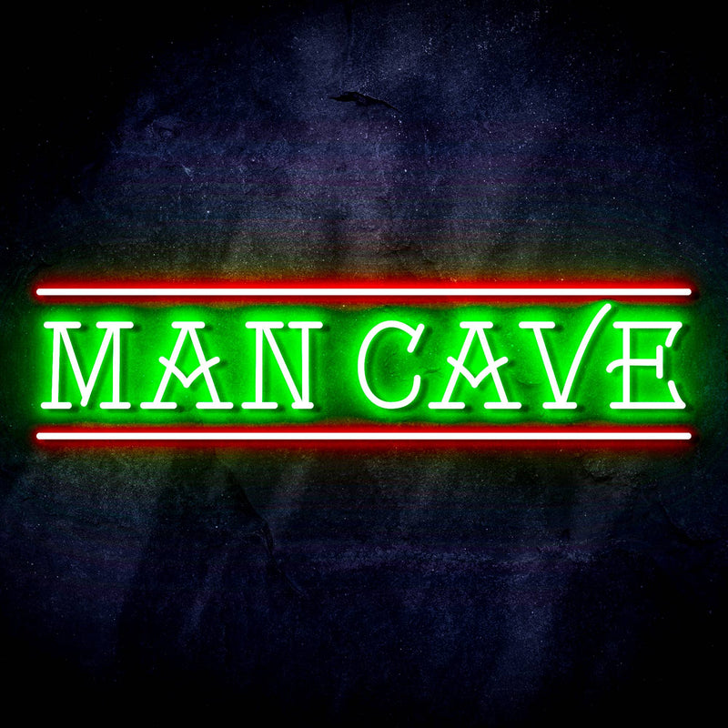 Man Cave Ultra-Bright LED Sign with Remote (Neon-Style, LED Technology) - LED Gift Works
