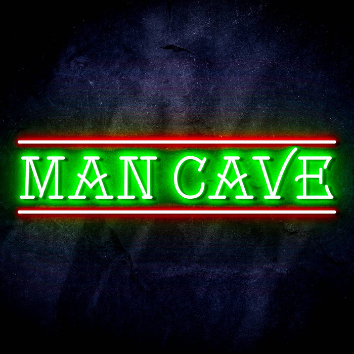 Man Cave Ultra-Bright LED Sign with Remote (Neon-Style, LED Technology) - Way Up Gifts