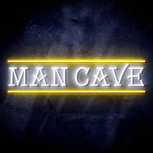 Man Cave Ultra-Bright LED Sign with Remote (Neon-Style, LED Technology) - Way Up Gifts
