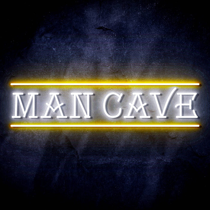 Man Cave Ultra-Bright LED Sign with Remote (Neon-Style, LED Technology) - Way Up Gifts