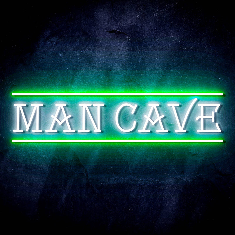 Man Cave Ultra-Bright LED Sign with Remote (Neon-Style, LED Technology) - LED Gift Works