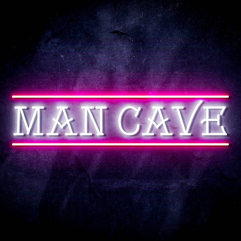 Man Cave Ultra-Bright LED Sign with Remote (Neon-Style, LED Technology) - LED Gift Works