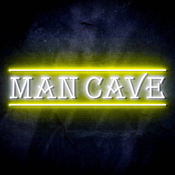 Man Cave Ultra-Bright LED Sign with Remote (Neon-Style, LED Technology) - Way Up Gifts