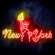 New York City Statue of Liberty Ultra-Bright LED Sign with Remote (Neon-Style, LED Technology) - LED Gift Works