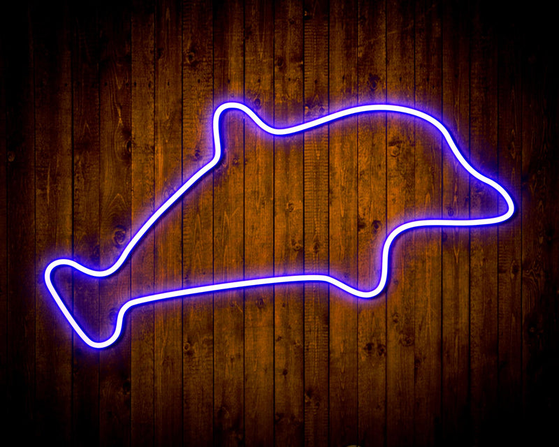 Dolphin Kid Room Flex Silicone LED Sign (Neon-Style, LED Technology) - LED Gift Works