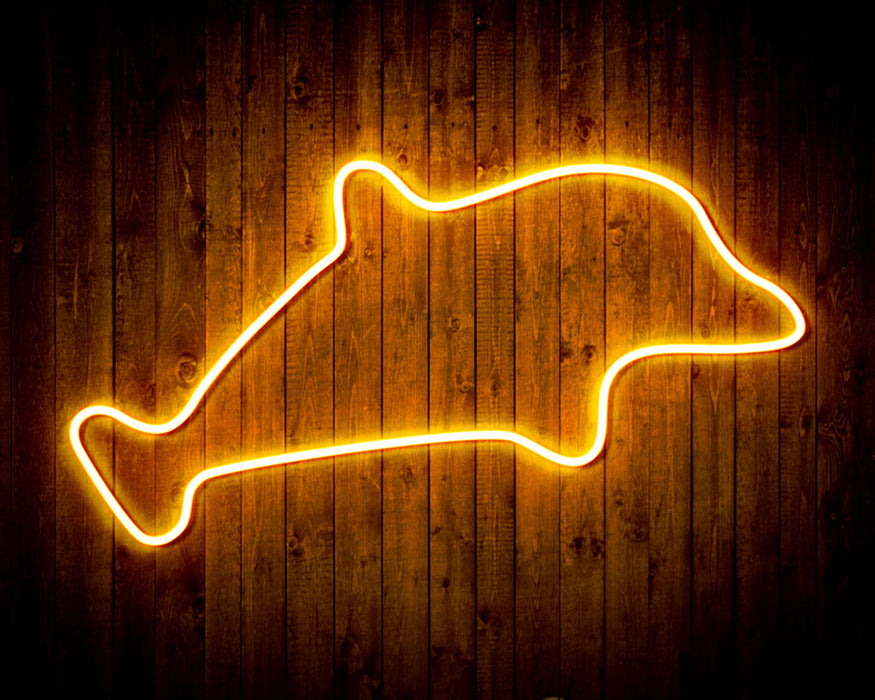 Dolphin Kid Room Flex Silicone LED Sign (Neon-Style, LED Technology) - Way Up Gifts