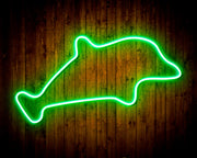 Dolphin Kid Room Flex Silicone LED Sign (Neon-Style, LED Technology) - LED Gift Works
