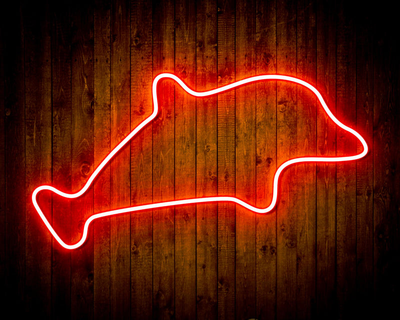 Dolphin Kid Room Flex Silicone LED Sign (Neon-Style, LED Technology) - LED Gift Works