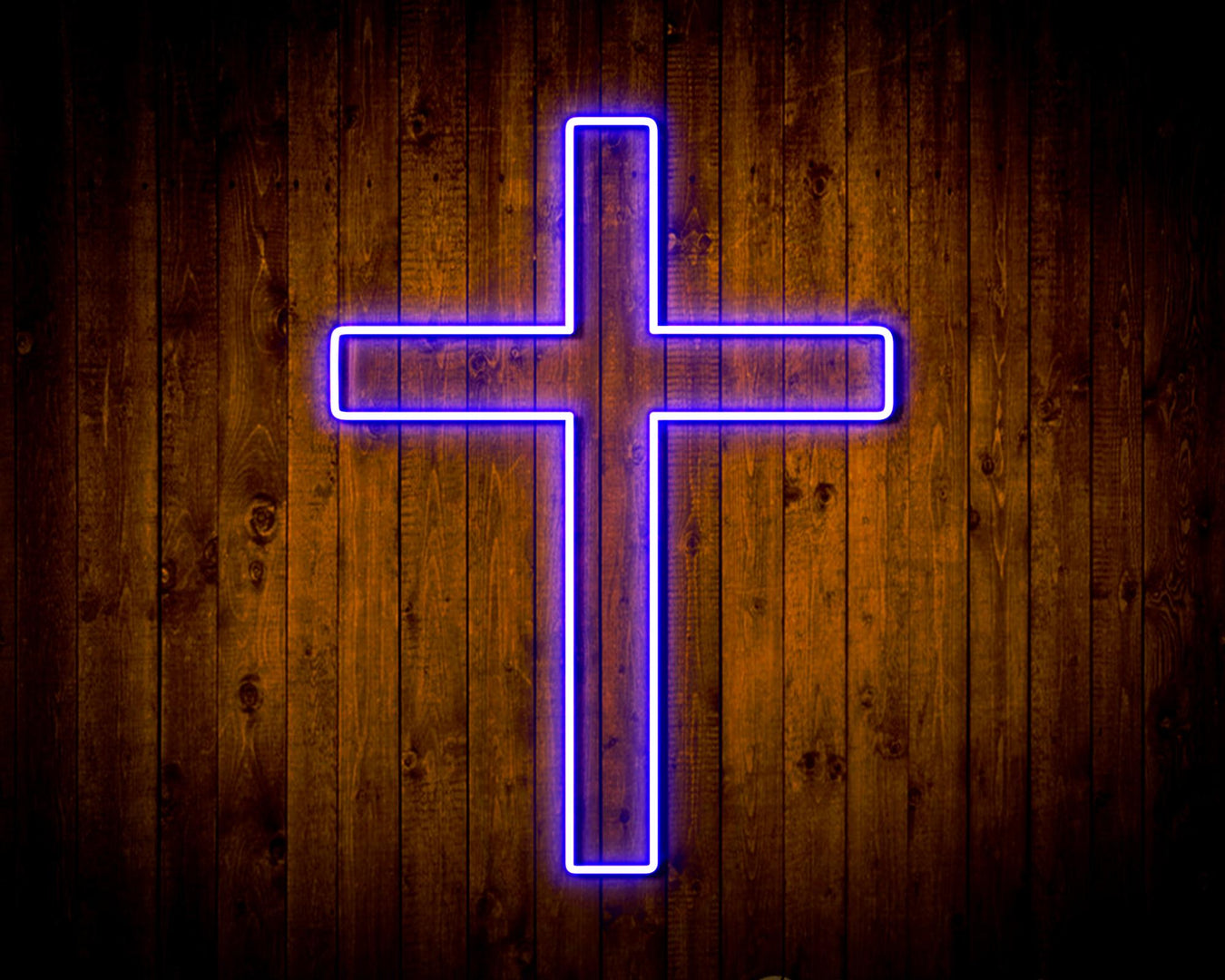 Cross Jesus Home Decoration Flex Silicone LED Sign (Neon-Style, LED Technology) - Way Up Gifts