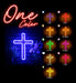 Cross Jesus Home Decoration Flex Silicone LED Sign (Neon-Style, LED Technology) - Way Up Gifts
