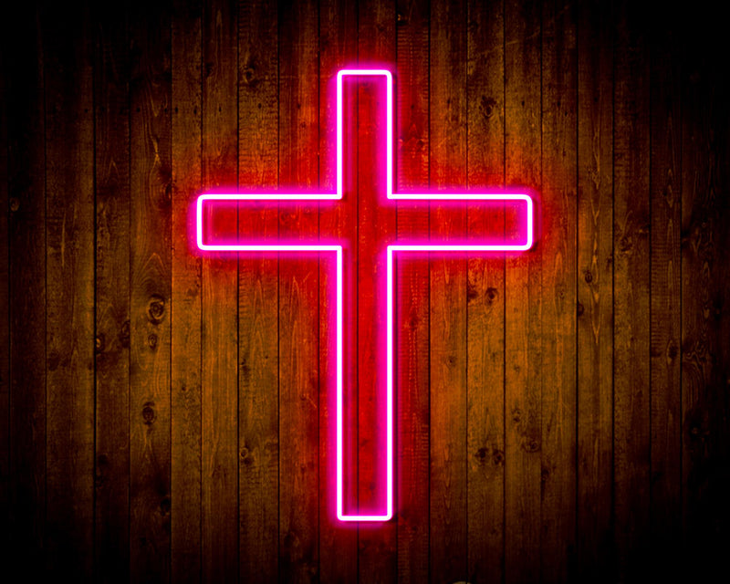Cross Jesus Home Decoration Flex Silicone LED Sign (Neon-Style, LED Technology) - LED Gift Works