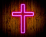 Cross Jesus Home Decoration Flex Silicone LED Sign (Neon-Style, LED Technology) - Way Up Gifts