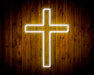 Cross Jesus Home Decoration Flex Silicone LED Sign (Neon-Style, LED Technology) - Way Up Gifts