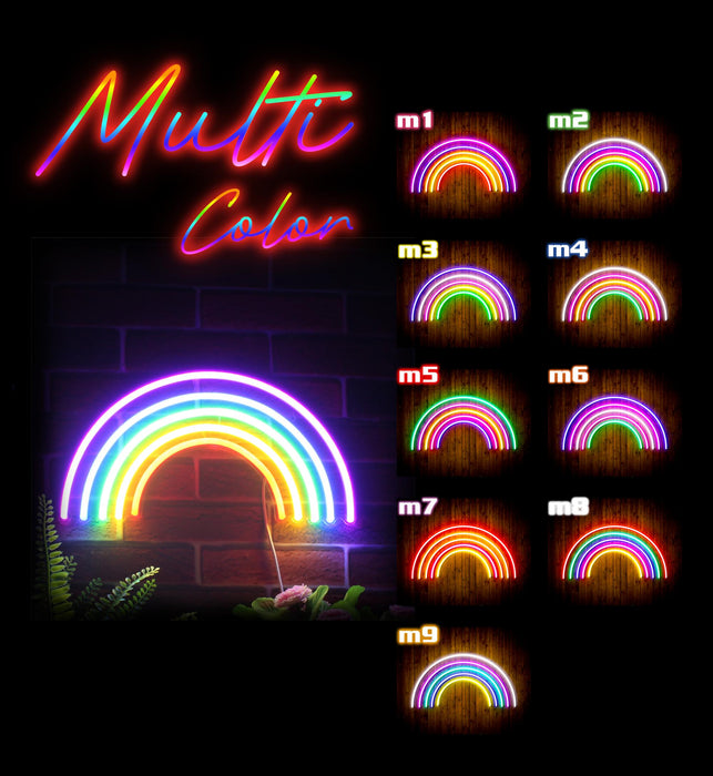 Rainbow Kid Room Flex Silicone LED Sign (Neon-Style, LED Technology) - Way Up Gifts