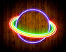 Outer Space Planet Kid Room Flex Silicone LED Sign (Neon-Style, LED Technology) - Way Up Gifts