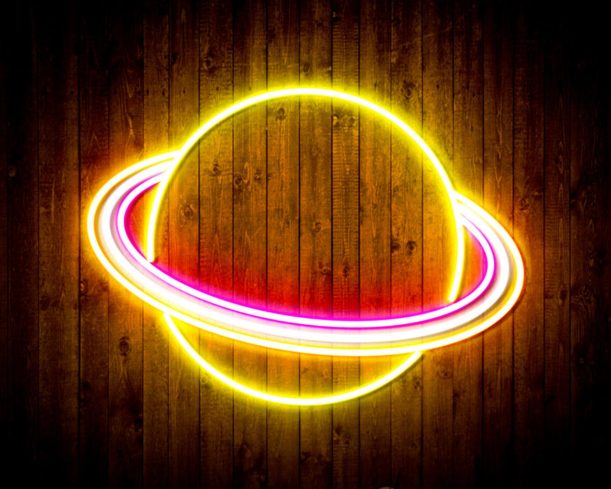 Outer Space Planet Kid Room Flex Silicone LED Sign (Neon-Style, LED Technology) - Way Up Gifts