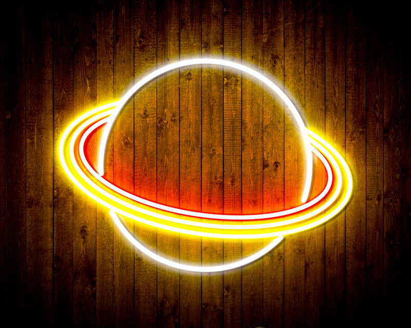 Outer Space Planet Kid Room Flex Silicone LED Sign (Neon-Style, LED Technology) - LED Gift Works
