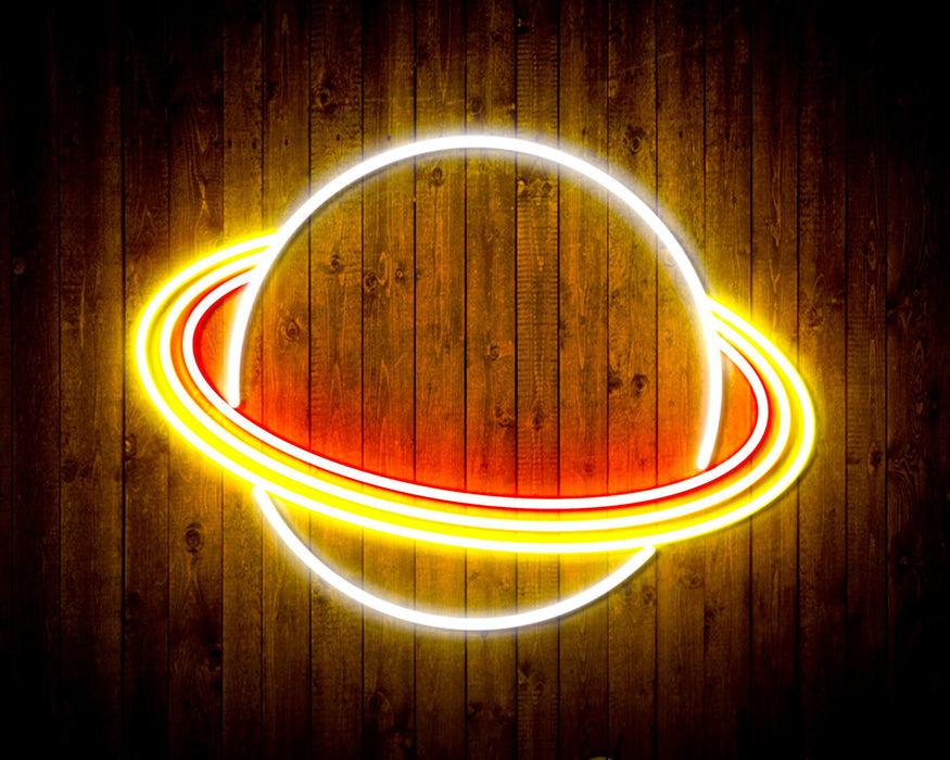 Outer Space Planet Kid Room Flex Silicone LED Sign (Neon-Style, LED Technology) - Way Up Gifts