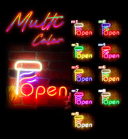 Barber Open Flex Silicone LED Sign (Neon-Style, LED Technology) - LED Gift Works