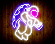 Jumping Astronaut Kid Room Flex Silicone LED Sign (Neon-Style, LED Technology) - LED Gift Works