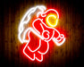 Jumping Astronaut Kid Room Flex Silicone LED Sign (Neon-Style, LED Technology) - Way Up Gifts