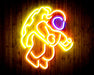 Jumping Astronaut Kid Room Flex Silicone LED Sign (Neon-Style, LED Technology) - Way Up Gifts