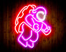 Jumping Astronaut Kid Room Flex Silicone LED Sign (Neon-Style, LED Technology) - Way Up Gifts