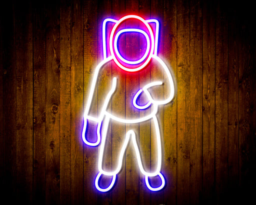 Astronaut Kid Room Flex Silicone LED Sign (Neon-Style, LED Technology) - Way Up Gifts